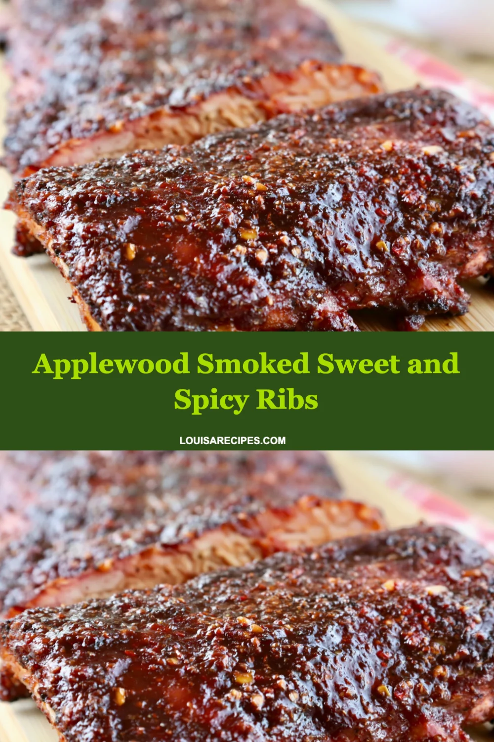 Mouthwatering Applewood Smoked Sweet and Spicy Ribs Recipe You Need to Try!