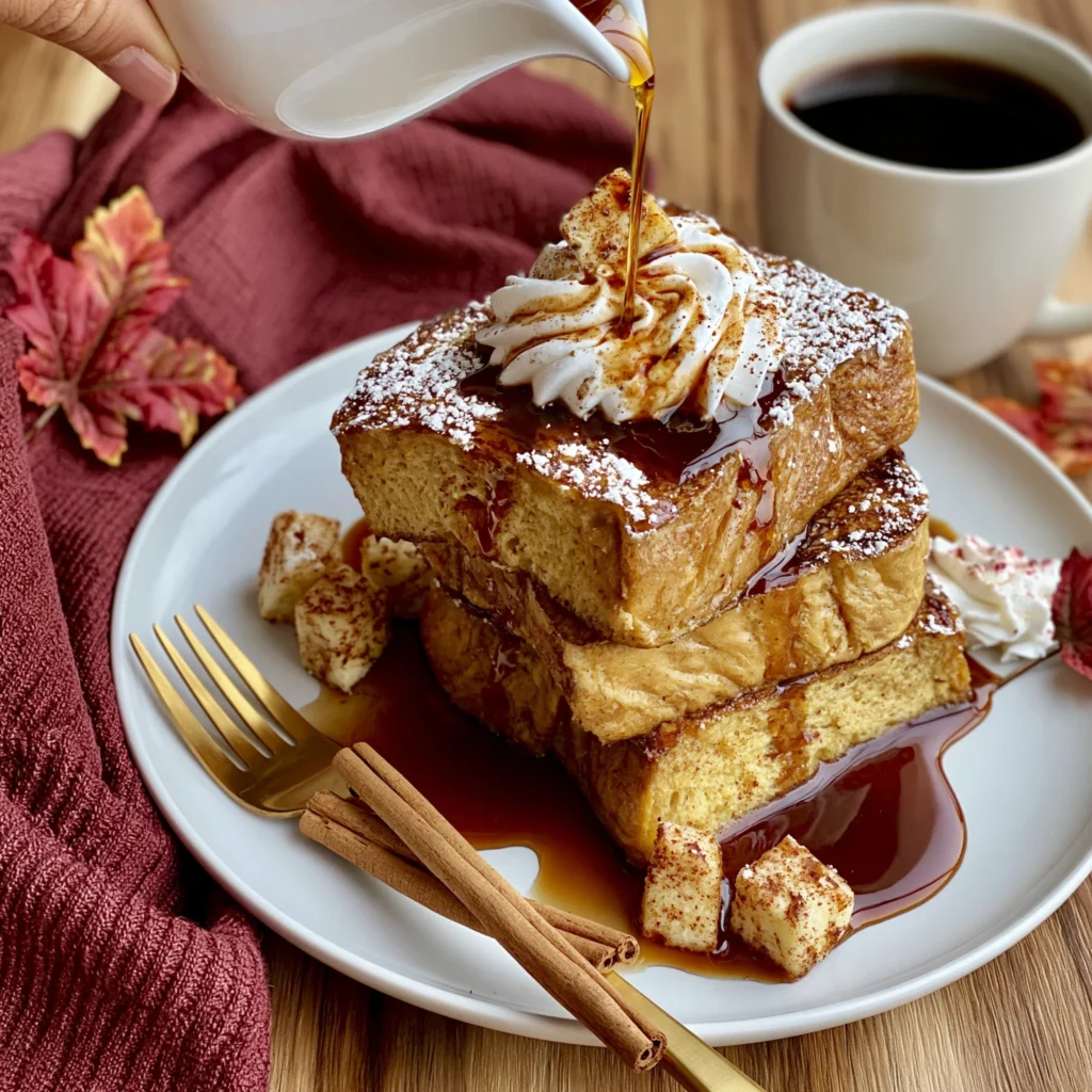 Autumn Spiced Overnight French Toast Recipe