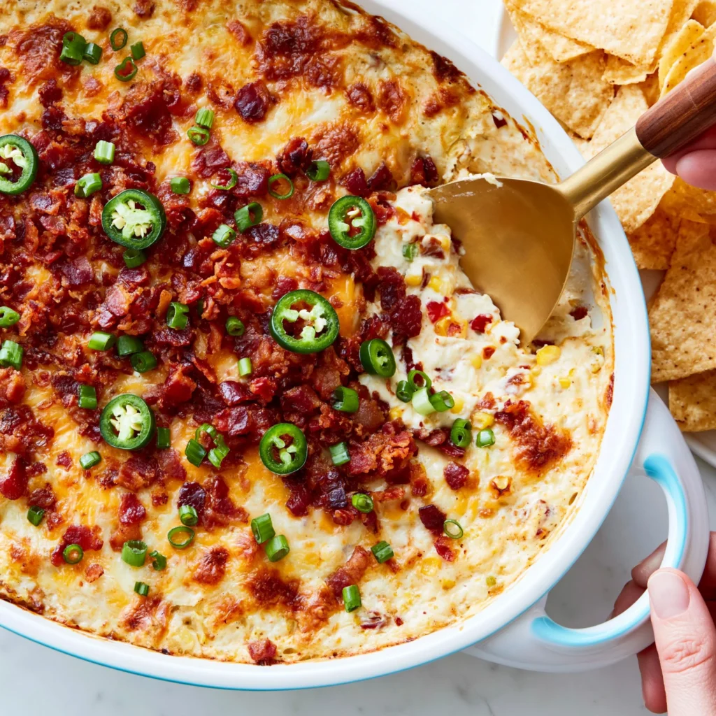 Baked Jalapeño Corn Dip Recipe (Creamy and Cheesy Delight!)