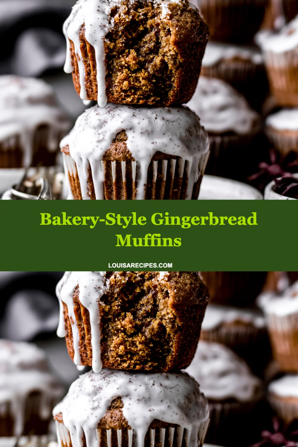 Irresistibly Moist Bakery-Style Gingerbread Muffins Perfect for Cozy Mornings and Festive Cheers!