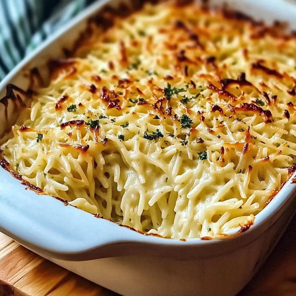 Basil Pesto and Parmesan Baked Orzo Recipe