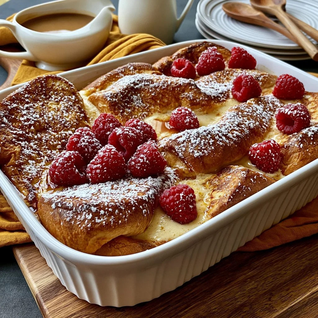 Brioche Overnight French Toast Casserole Recipe