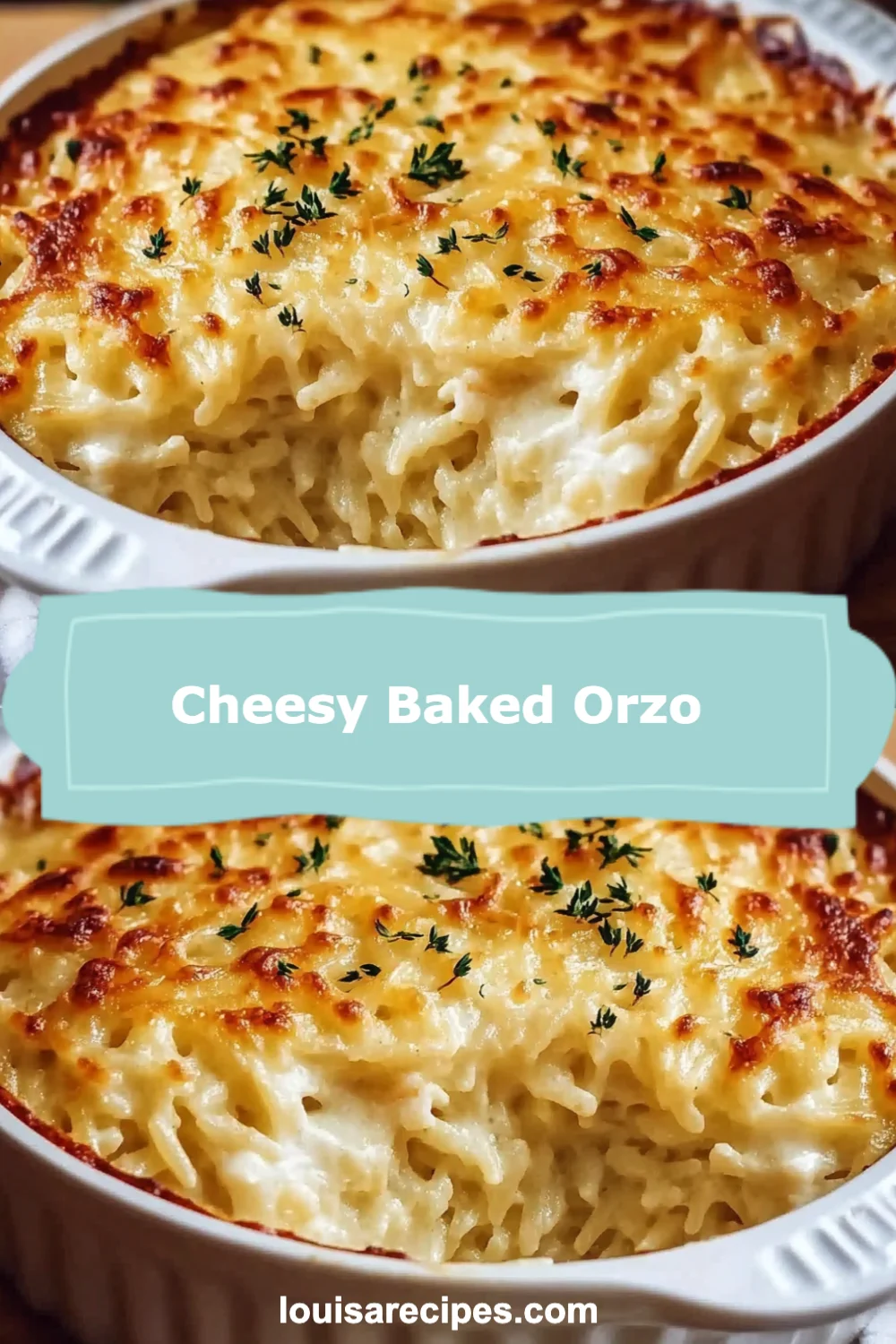 Cheesy Baked Orzo Recipe (Comfort Food Delight!)