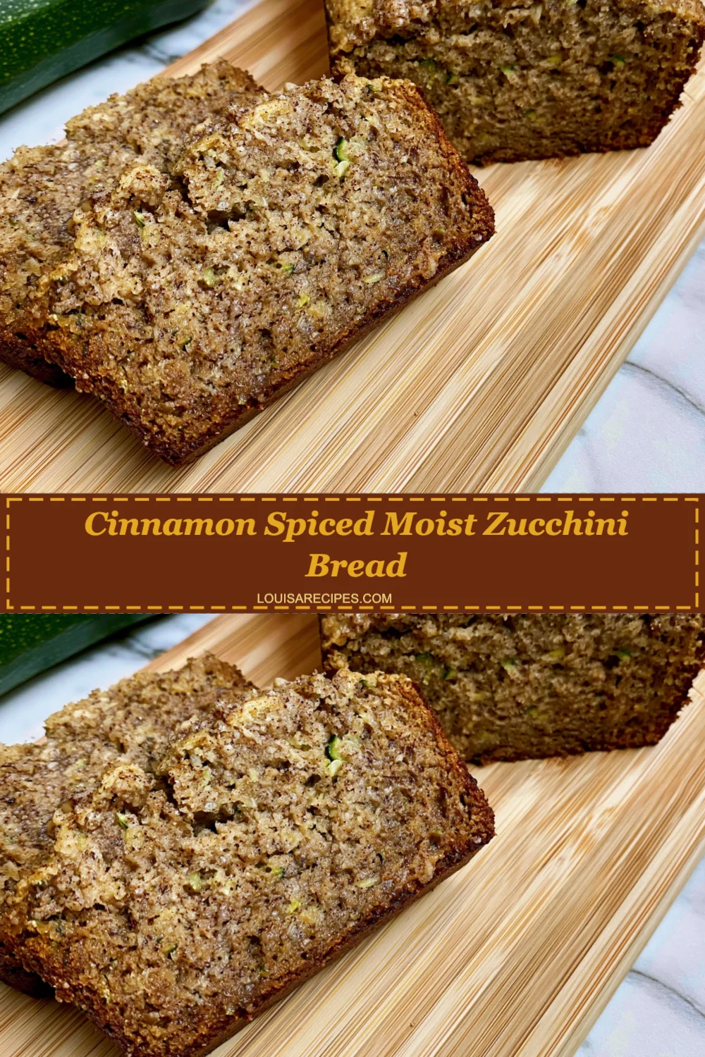 Delicious Cinnamon Spiced Moist Zucchini Bread Recipe You'll Love to Bake and Share!