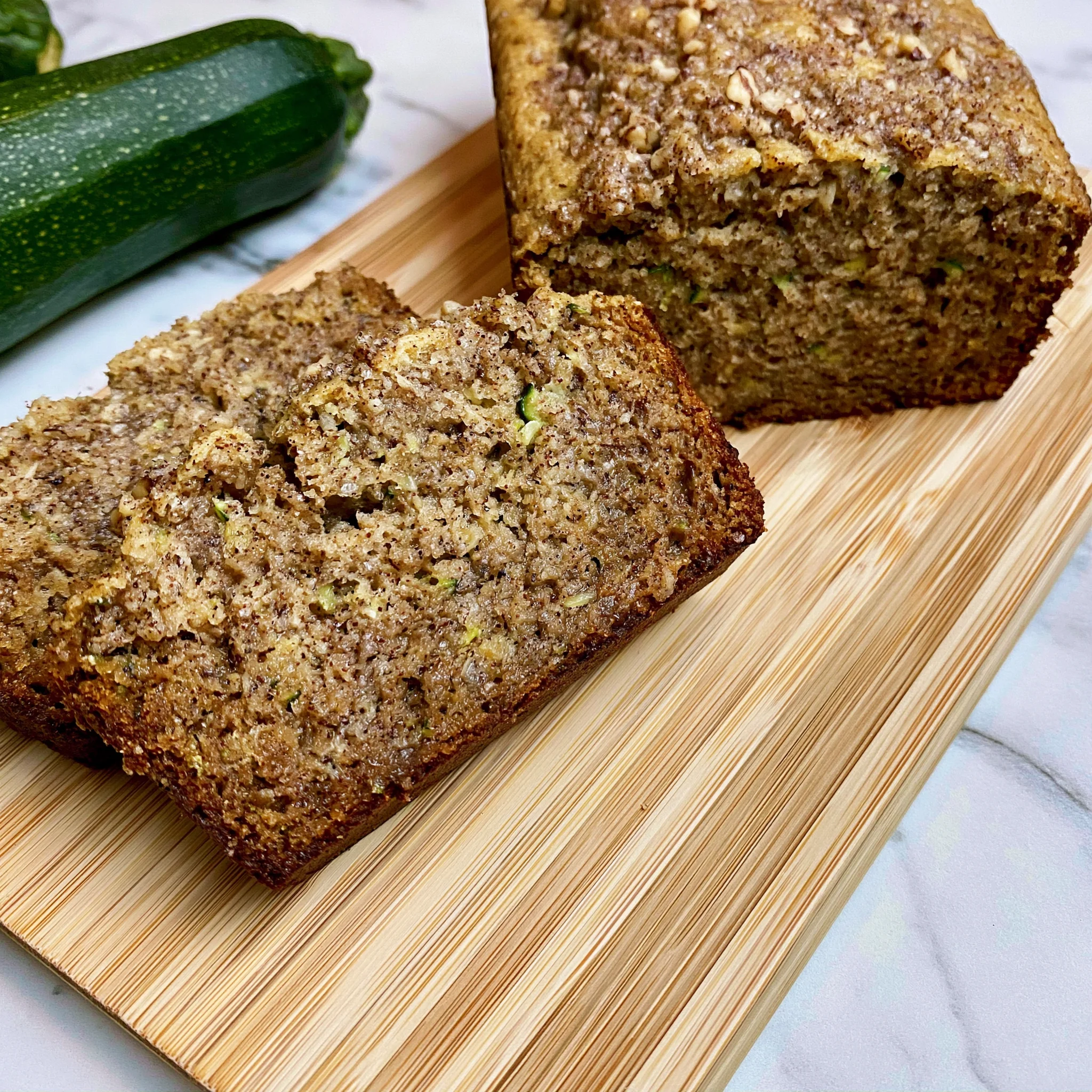 Cinnamon Spiced Moist Zucchini Bread Recipe
