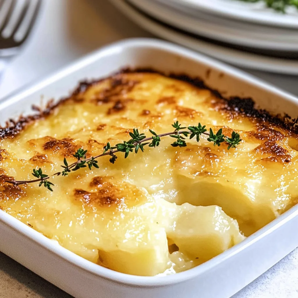 Copycat Ruth's Chris Potatoes au Gratin Recipe