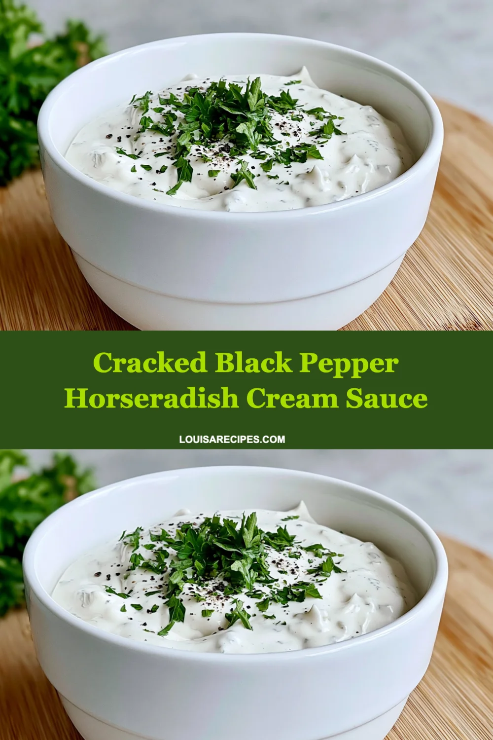 Elevate Your Dishes with Cracked Black Pepper Horseradish Cream Sauce Recipe!