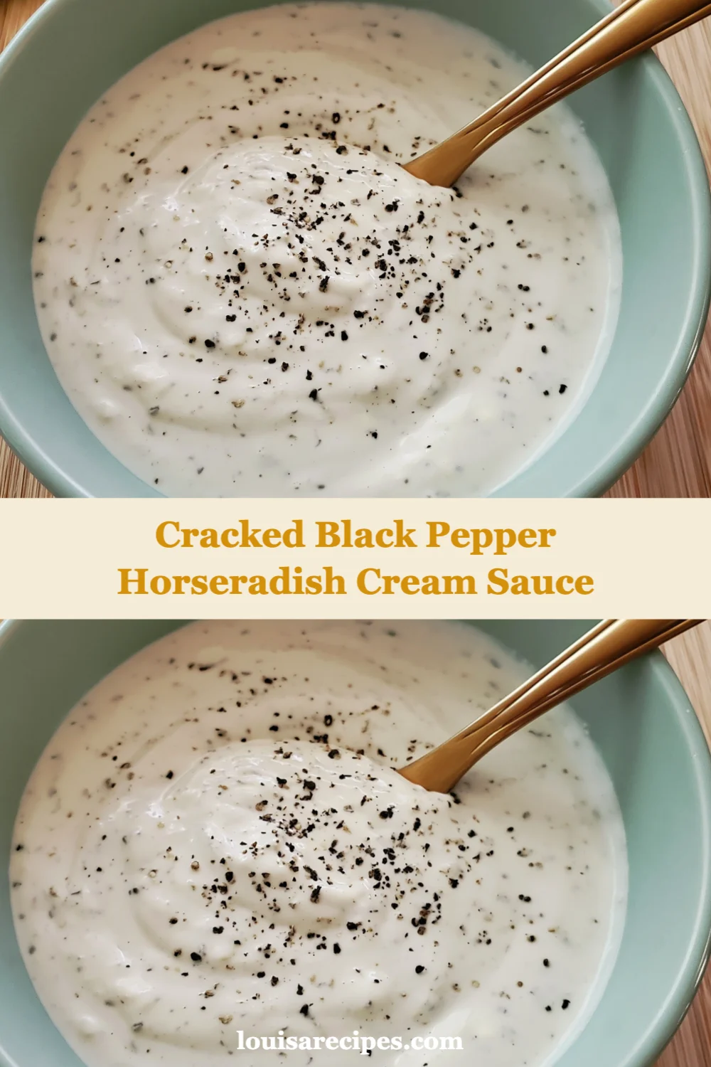 Elevate Your Meals with Cracked Black Pepper Horseradish Cream Sauce Recipe!