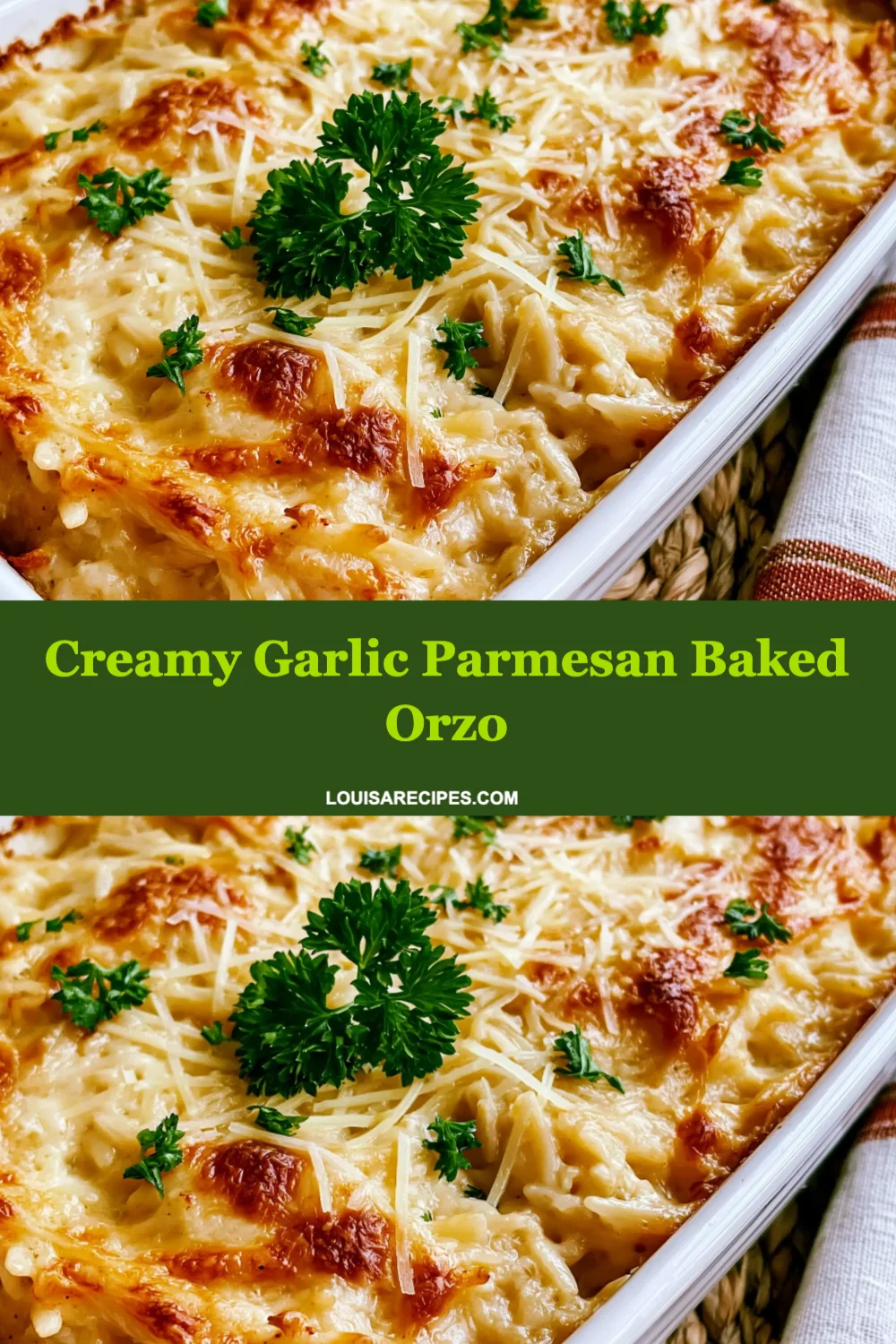 Creamy Garlic Parmesan Baked Orzo: The Ultimate Comfort Food Recipe You Need Now!
