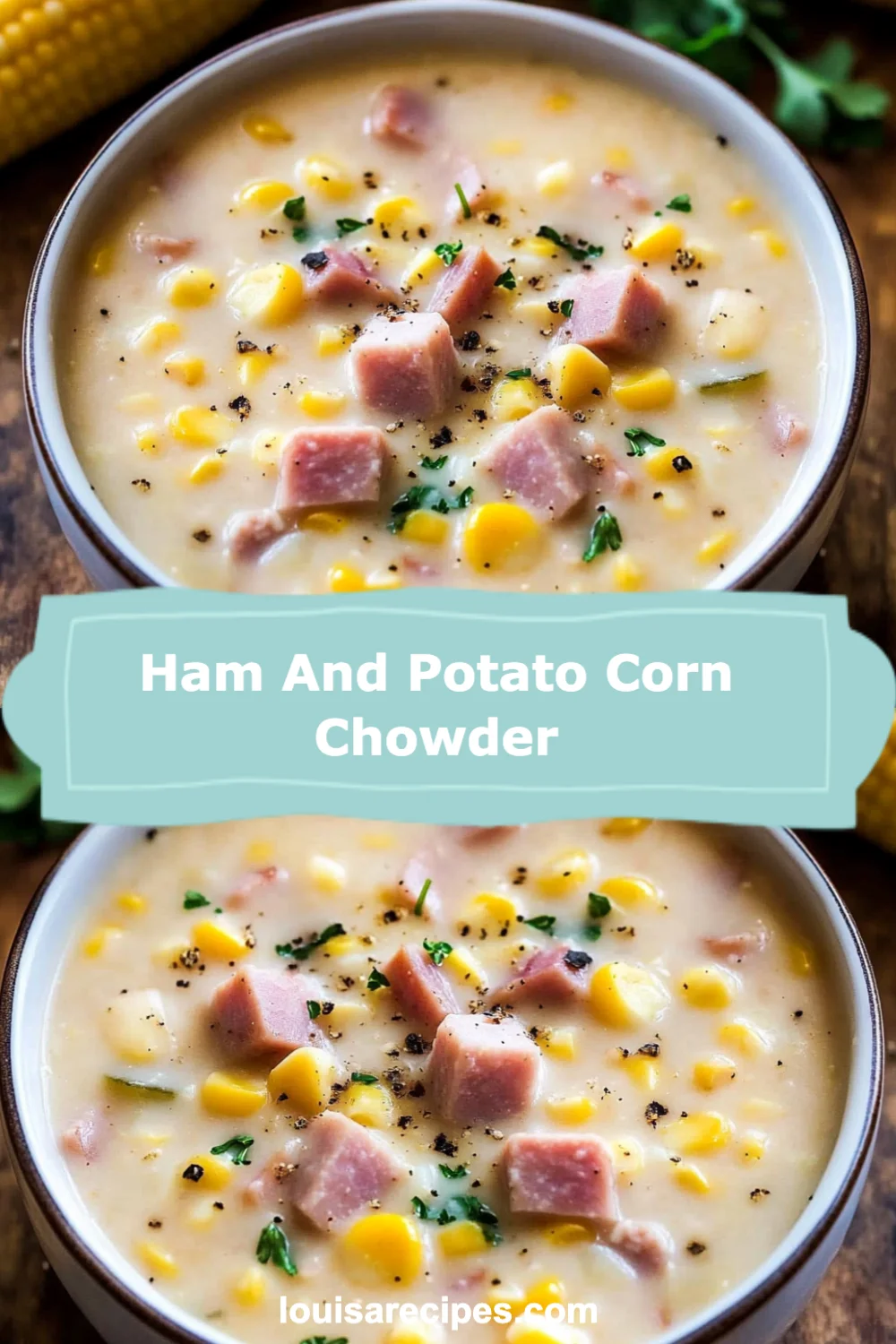 Creamy Ham and Potato Corn Chowder for a Cozy Dinner Delight