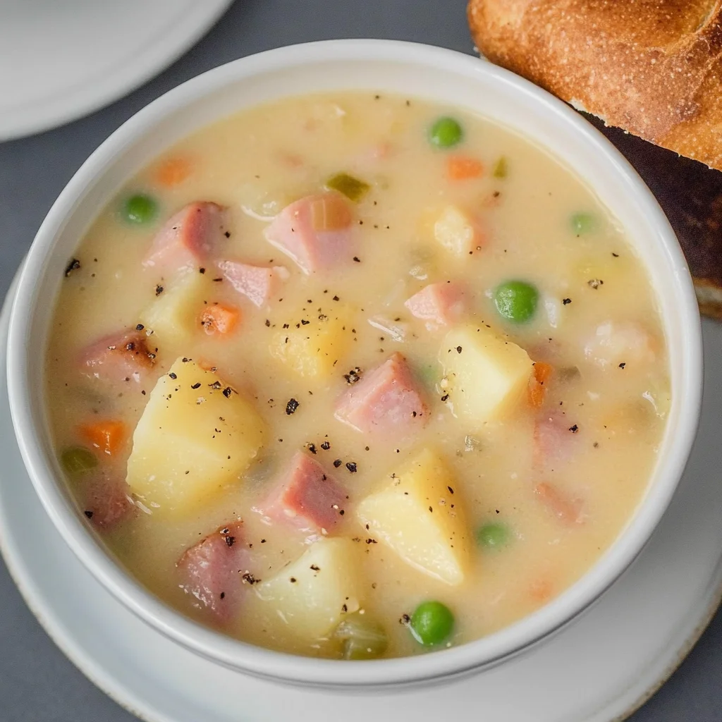 Creamy Ham and Potato Soup Recipe