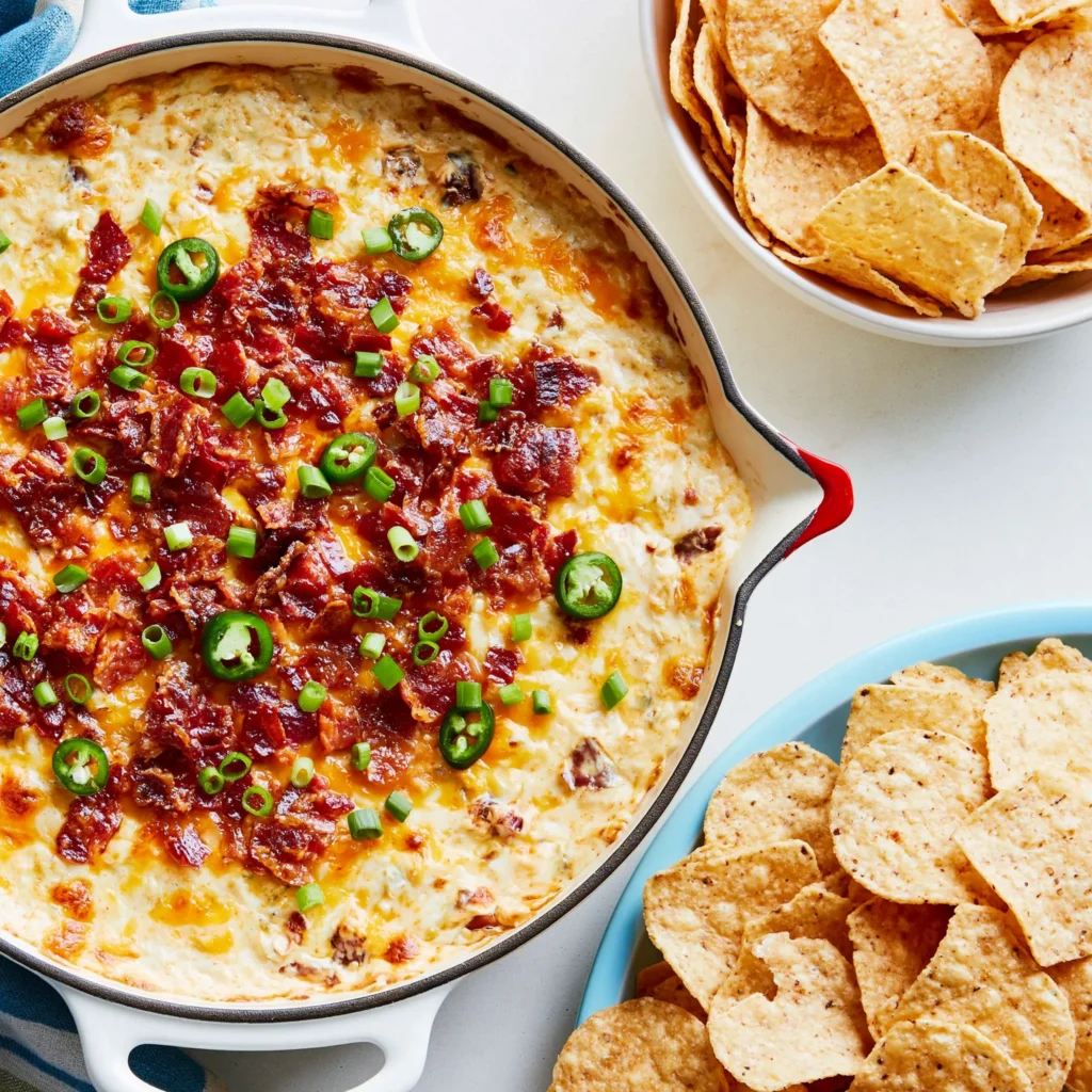 Creamy Jalapeño Popper Dip Recipe (Perfect for Parties!)