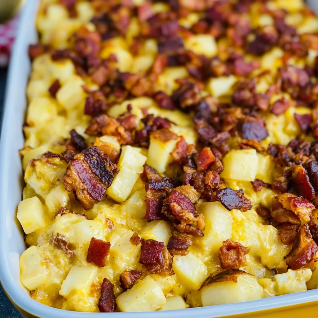Creamy Mississippi Mud Potato Bake Recipe