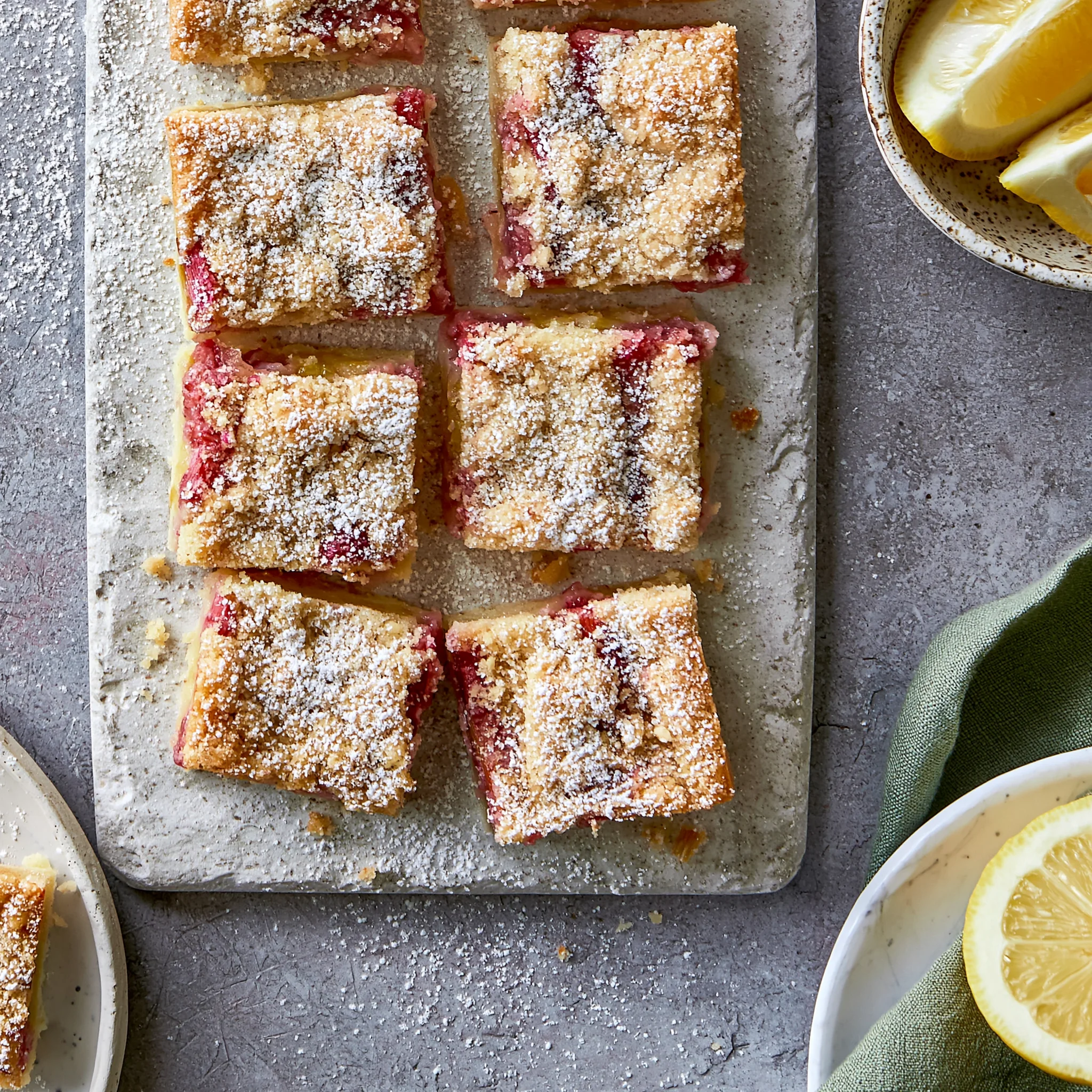 Delicious Lemon Rhubarb Bars Recipe (Easy and Refreshing!)