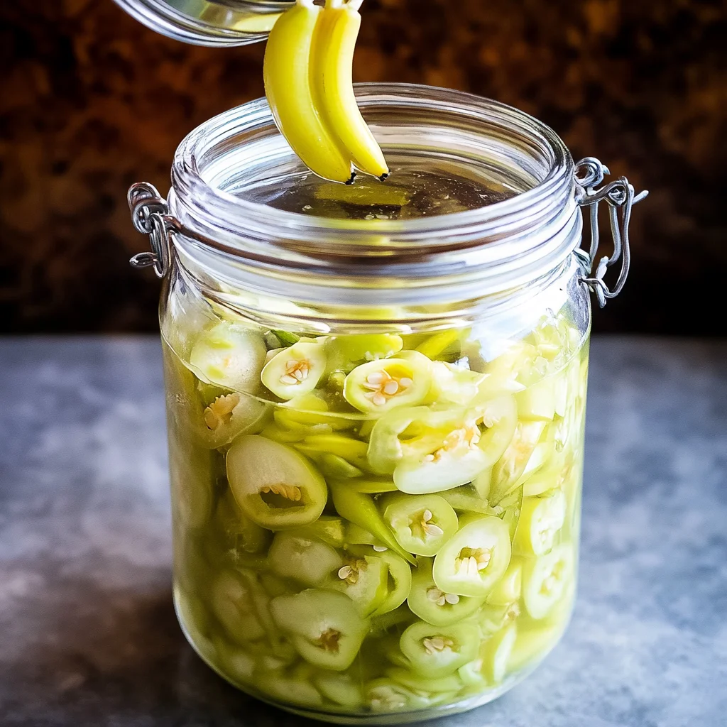 Easy Pickled Banana Peppers Recipe