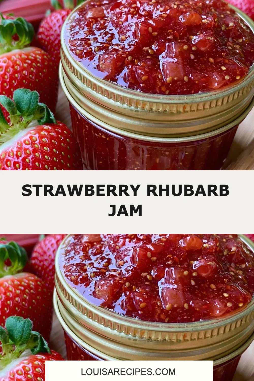 Delightful Strawberry Rhubarb Jam: Easy Homemade Recipe for Sweet Summer Flavor!