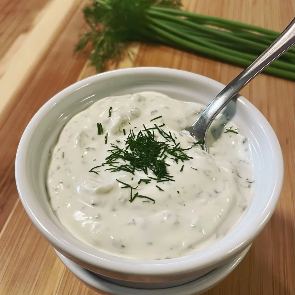 Fresh Dill Horseradish Cream Sauce Recipe