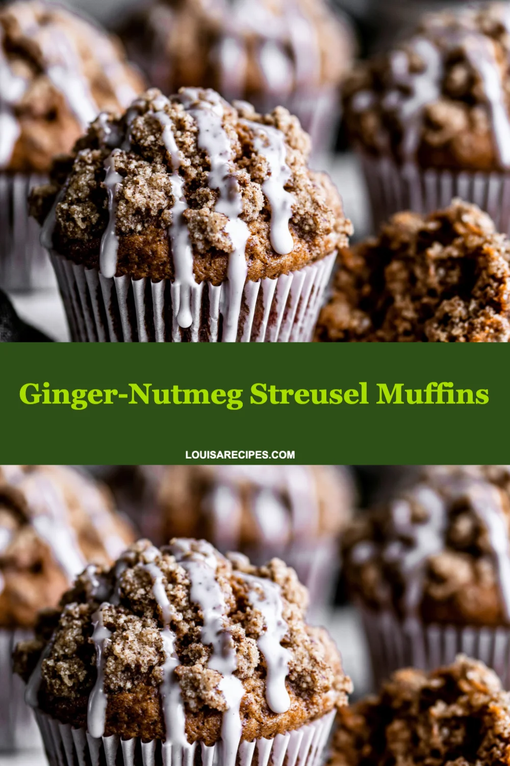 Ginger-Nutmeg Streusel Muffins: A Cozy Delight for Breakfast or Snack Time!