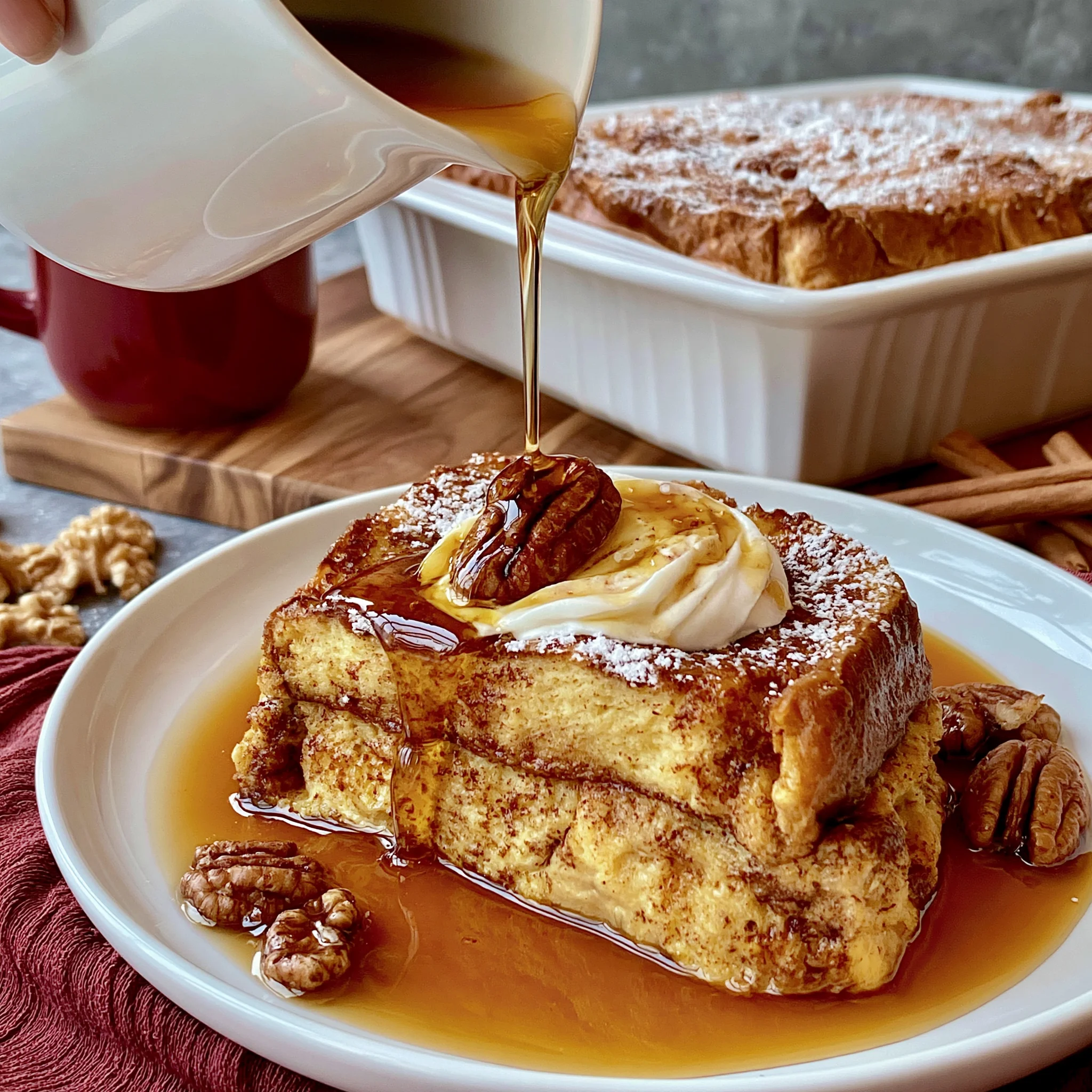 Golden Baked French Toast Casserole Recipe