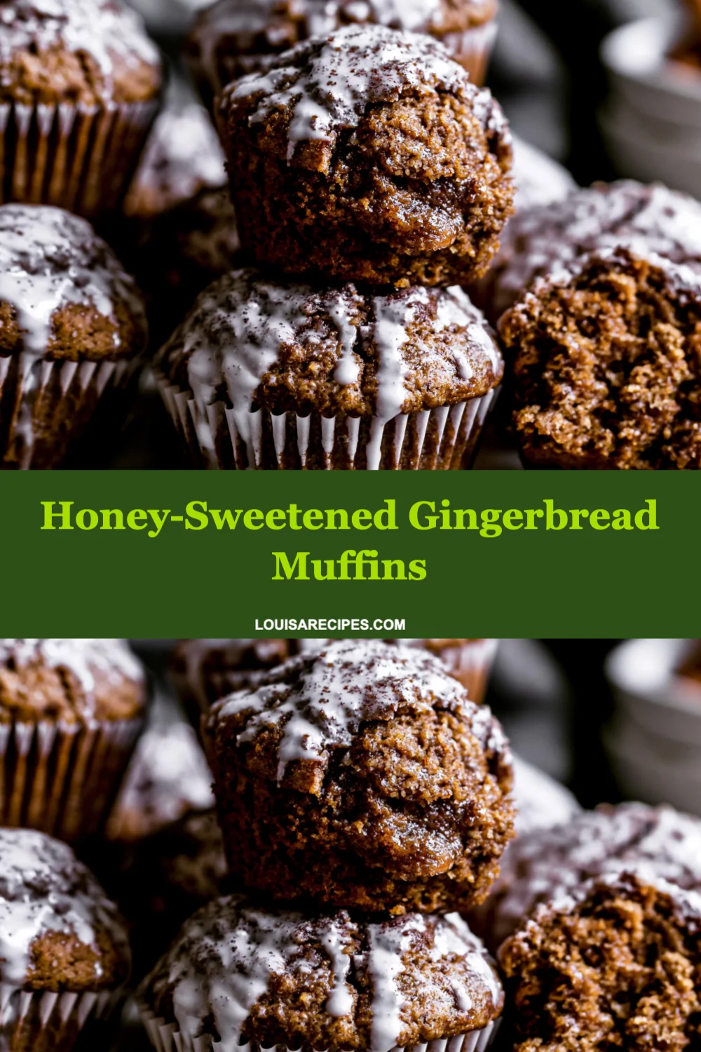 Delicious Honey-Sweetened Gingerbread Muffins for a Cozy Fall Treat!