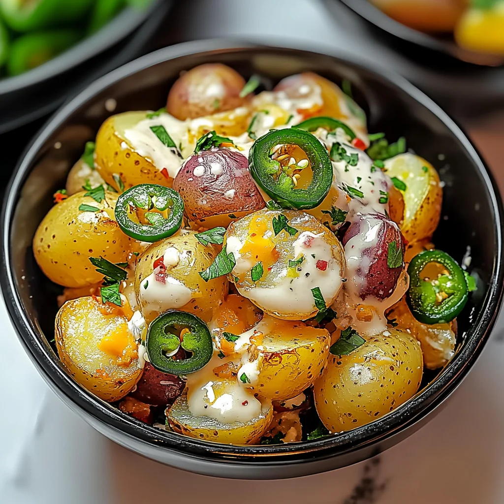 Jalapeño Popper Roasted Potato Salad Recipe