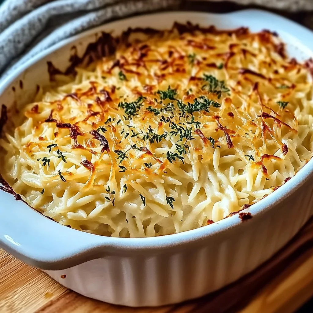 Lemon Herb Ricotta Baked Orzo Recipe