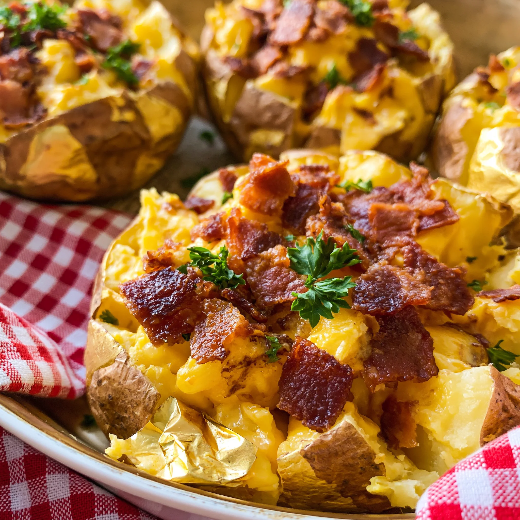 Loaded Mississippi Mud Potatoes Recipe (Creamy and Cheesy Delight!)
