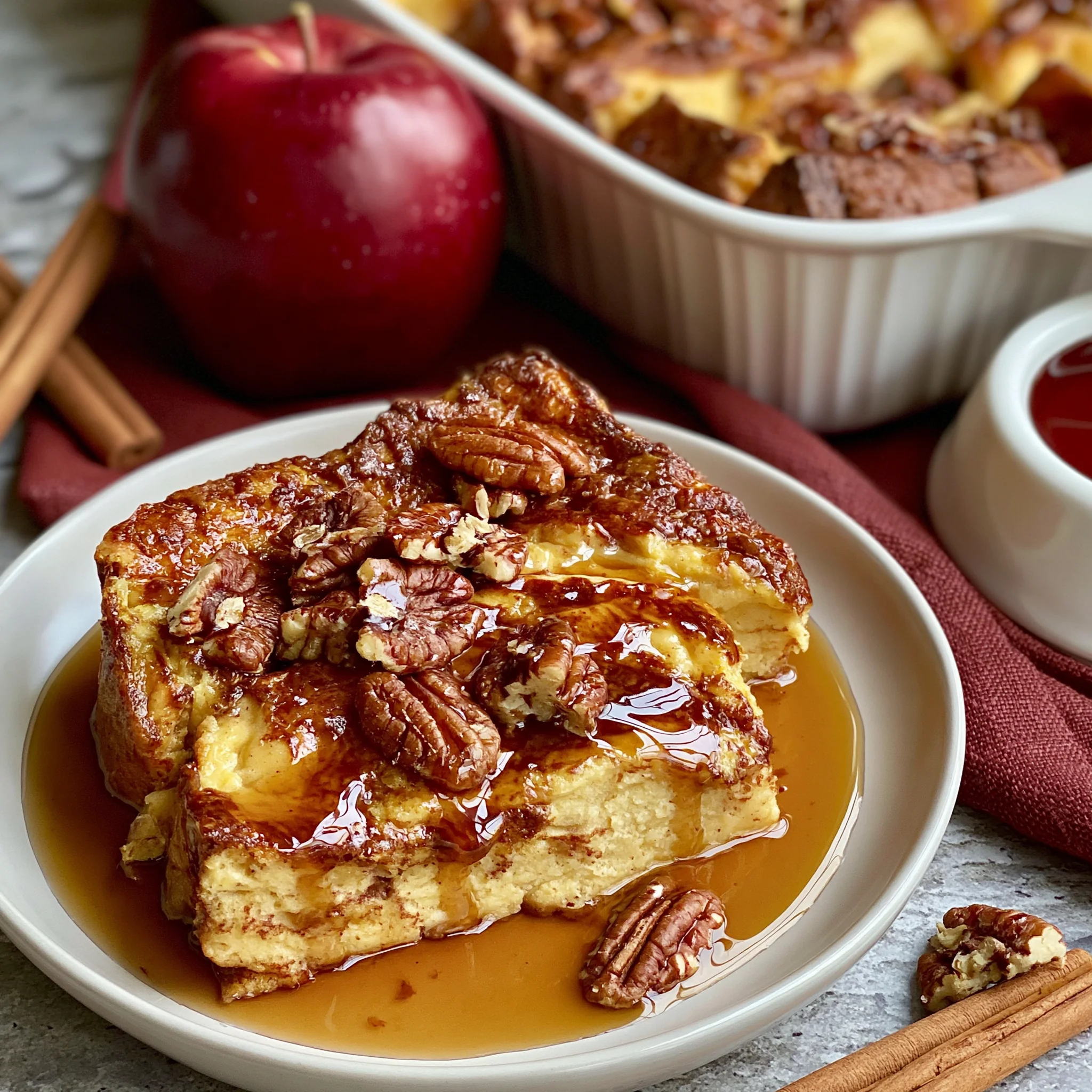 Maple Pecan French Toast Bake Recipe (Perfect for Brunch!)