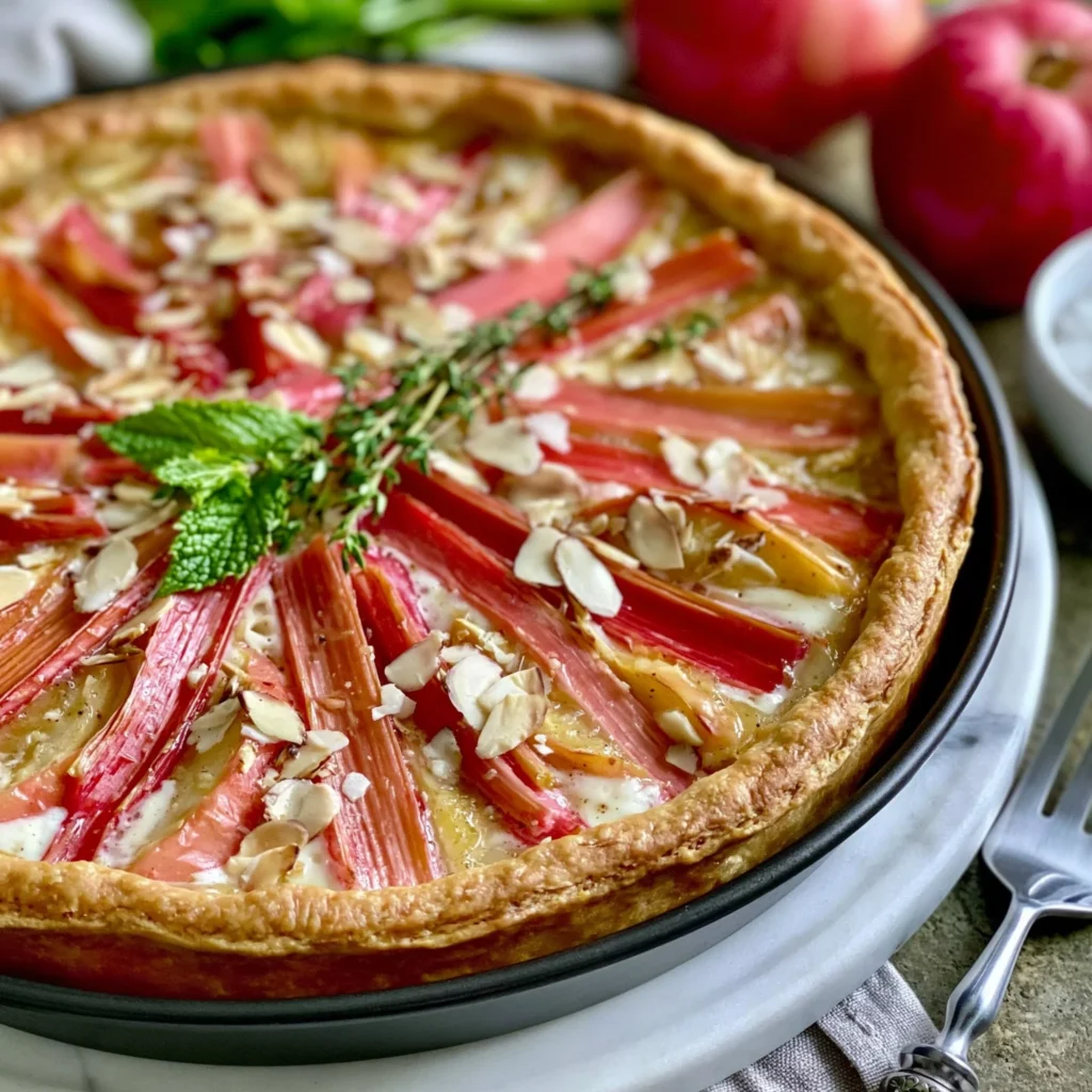 Rhubarb and Apple Tart Recipe (Deliciously Easy!)