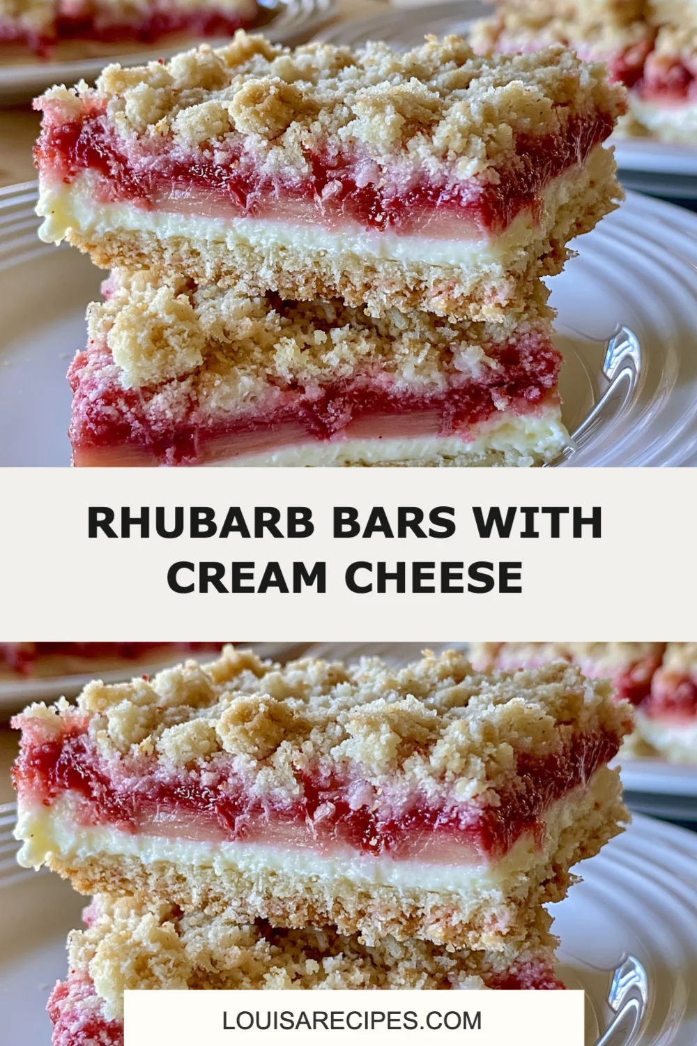 Irresistible Rhubarb Bars with Cream Cheese - A Sweet & Tangy Spring Delight!