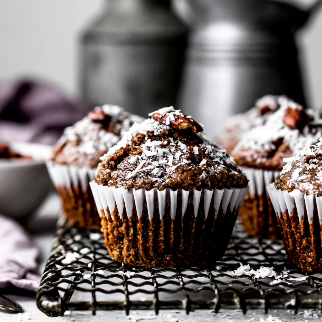 Roasted Almond Gingerbread Muffins Recipe