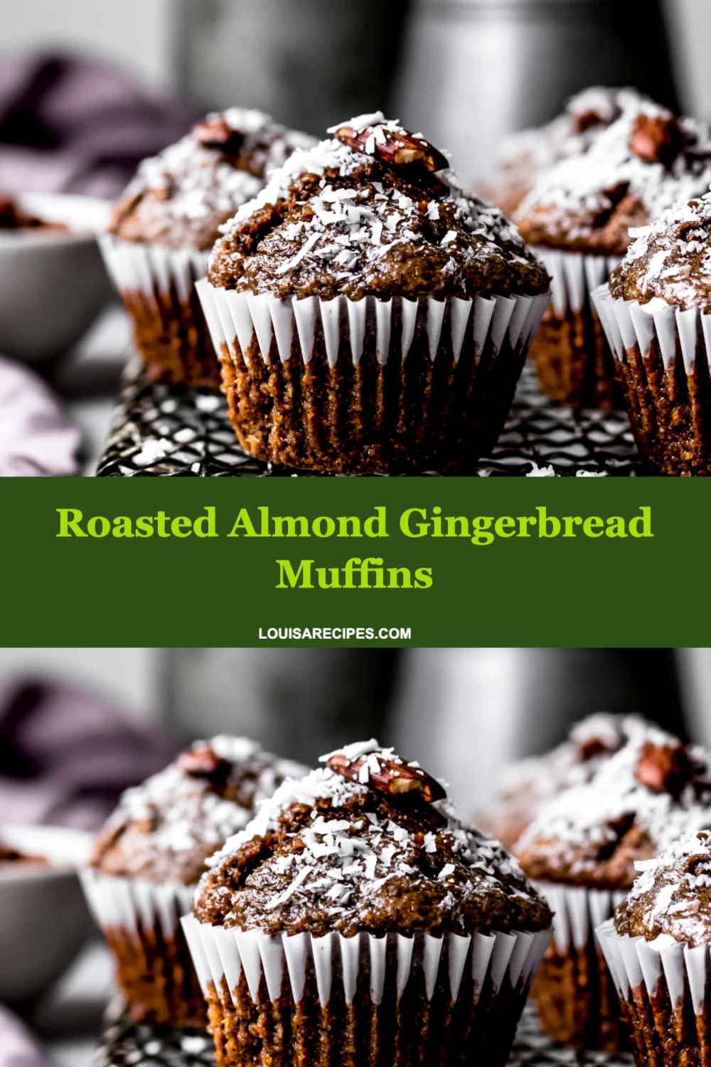 Irresistible Roasted Almond Gingerbread Muffins for Cozy Holiday Baking