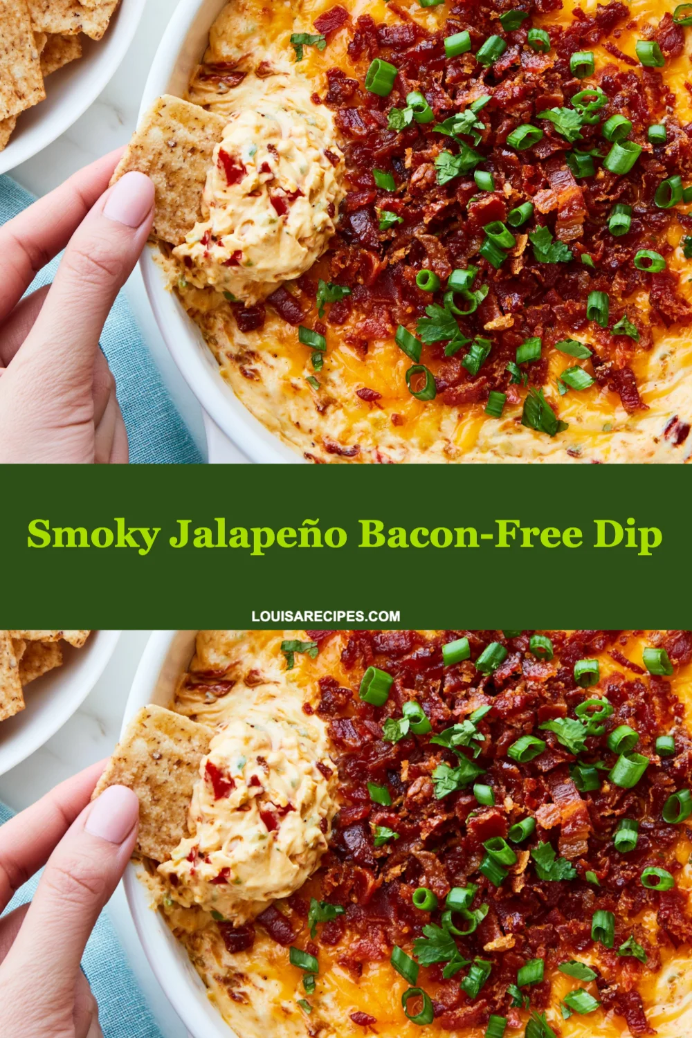 Delicious Smoky Jalapeño Bacon-Free Dip: The Perfect Guilt-Free Party Snack!