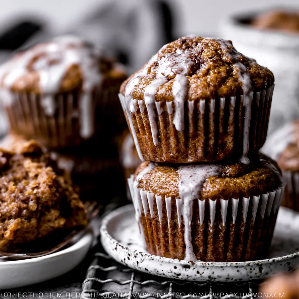 Spiced Apple Gingerbread Muffins Recipe