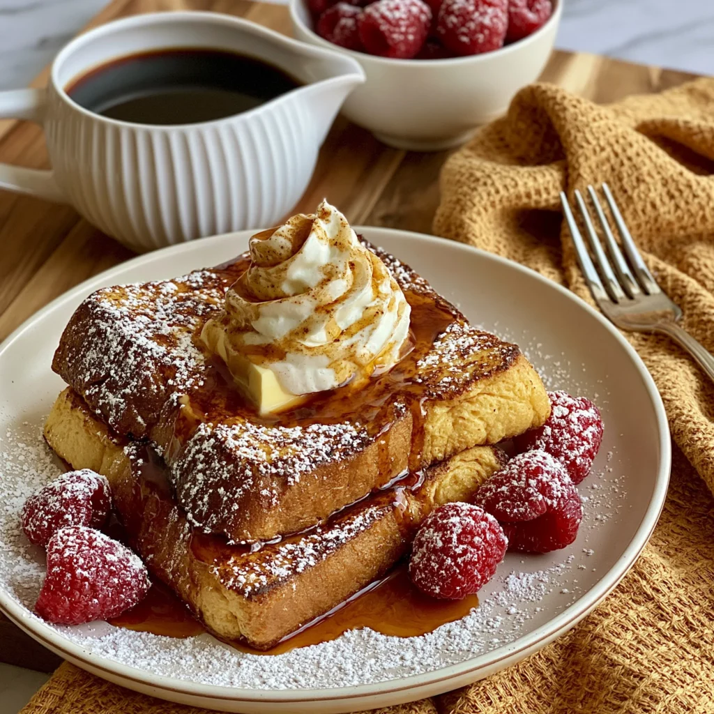 Sweet Vanilla Overnight French Toast Recipe