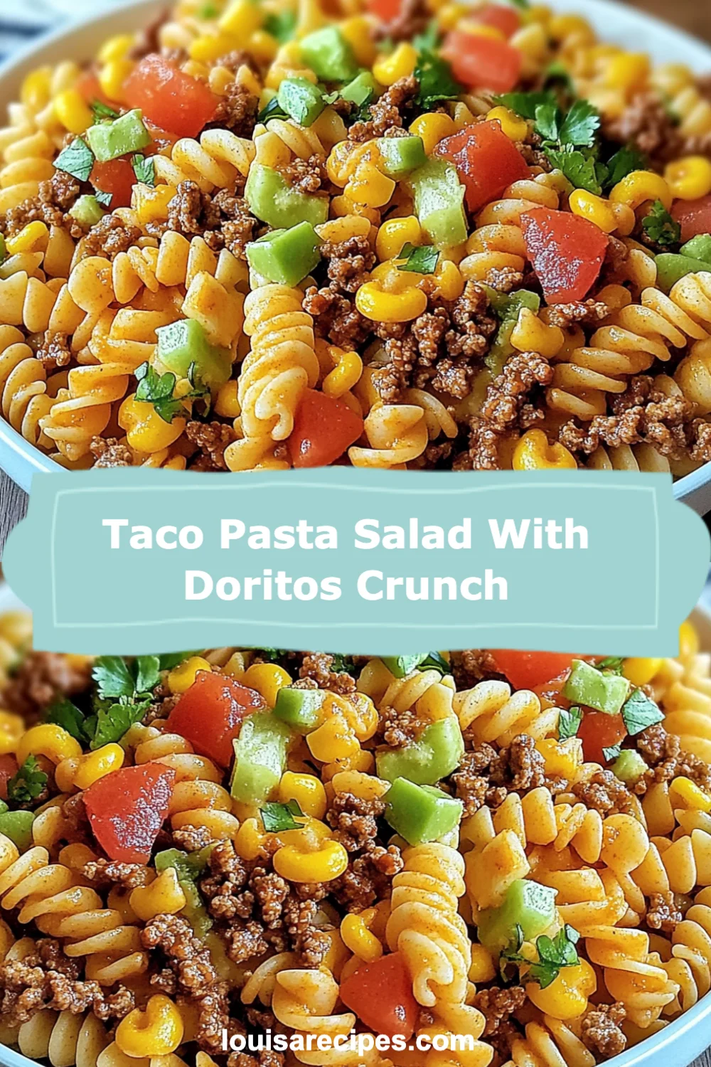 Taco Pasta Salad with Doritos Crunch Recipe
