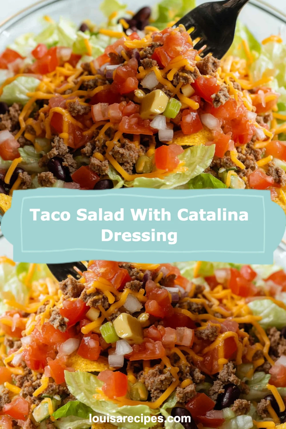 Delicious Taco Salad With Catalina Dressing: A Colorful and Flavorful Meal Idea!