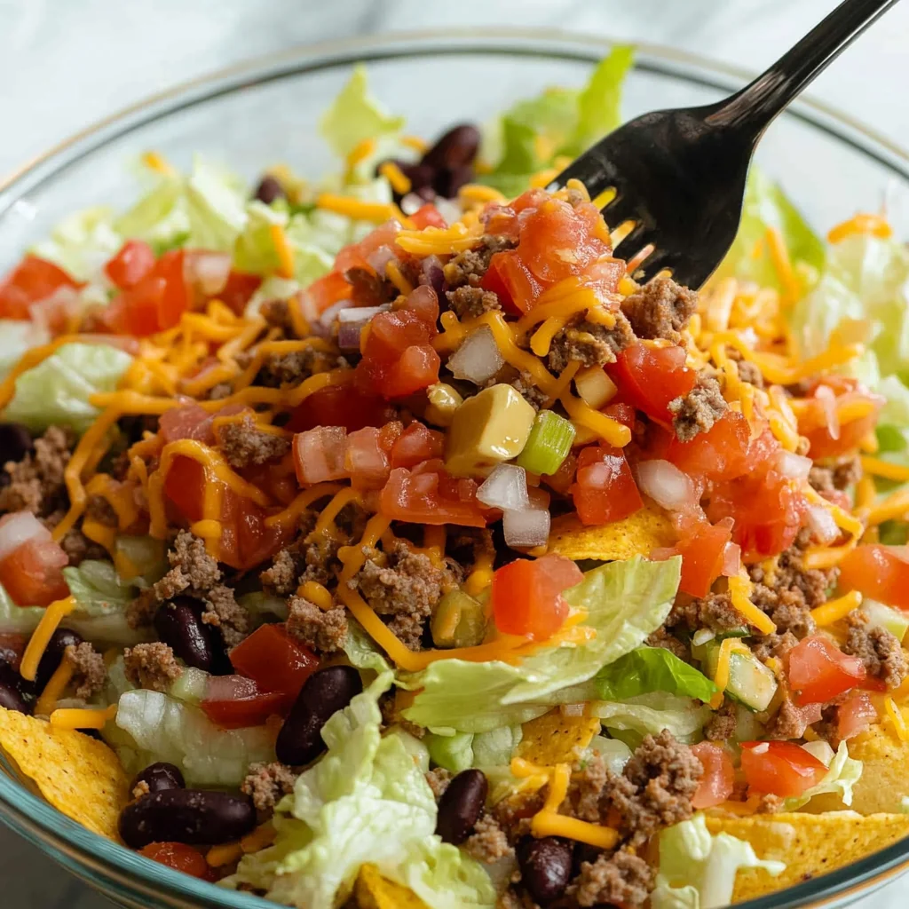 Taco Salad With Catalina Dressing Recipe