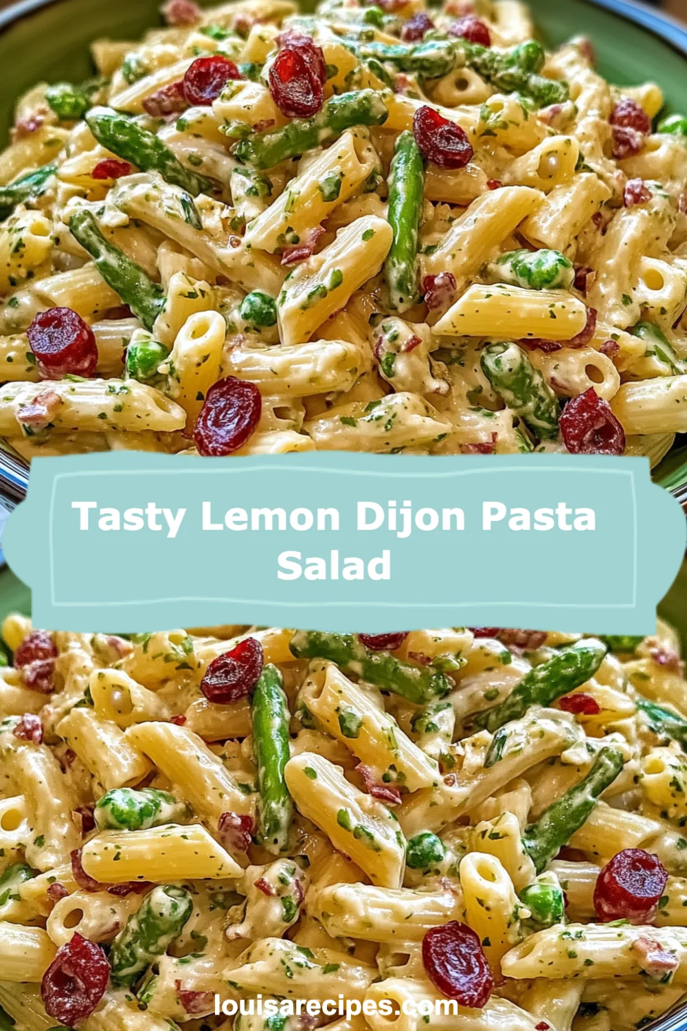 Tasty Lemon Dijon Pasta Salad Recipe