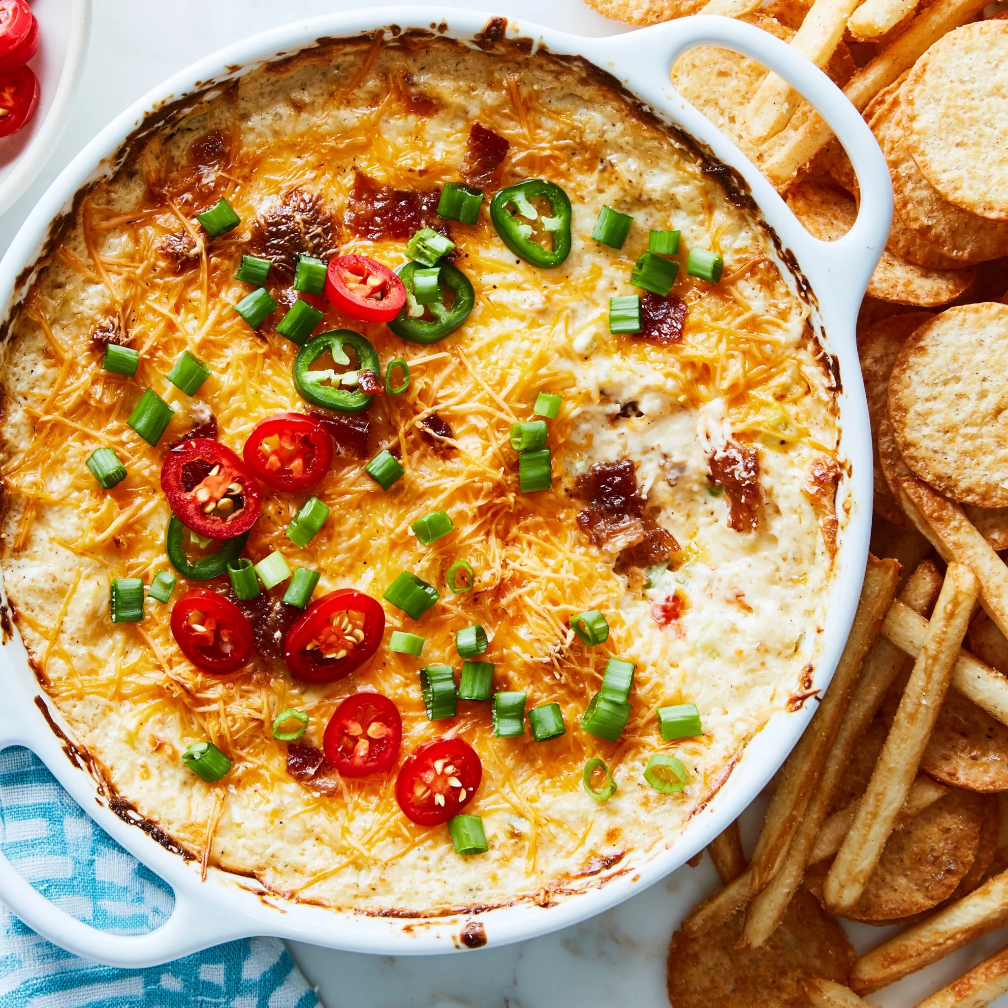 Warm Jalapeño Cheddar Dip Recipe (Creamy and Spicy!)