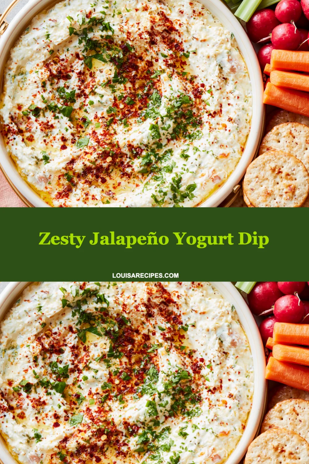 Spice Up Your Snack Time with Zesty Jalapeño Yogurt Dip - Quick, Healthy, and Delicious!