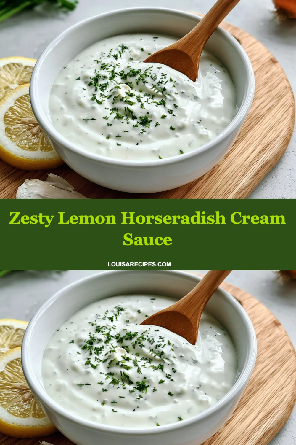 Zesty Lemon Horseradish Cream Sauce: Elevate Your Meals with This Bold and Easy Recipe!