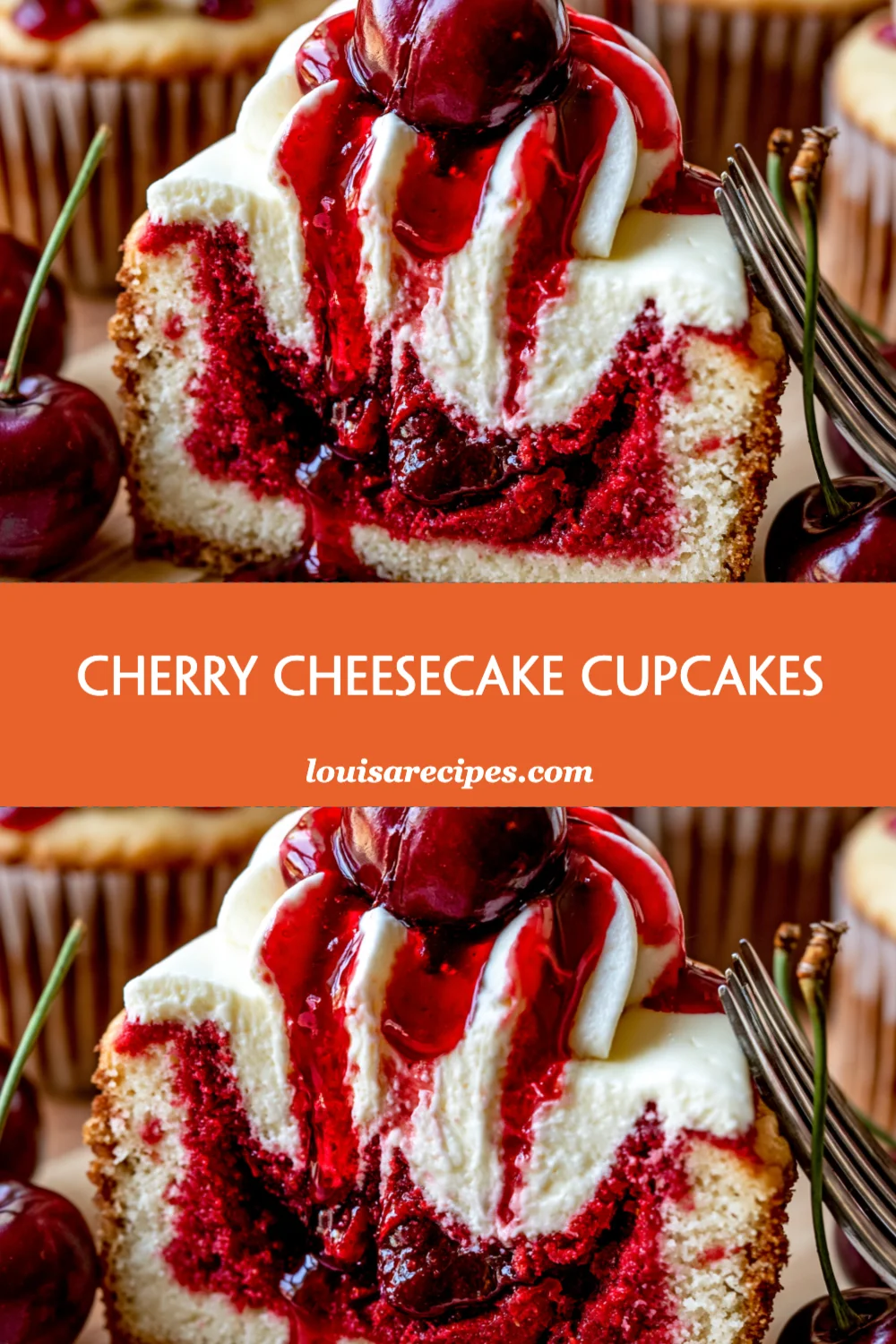 Delicious Cherry Cheesecake Cupcakes That Will Impress Everyone at Your Next Gathering!