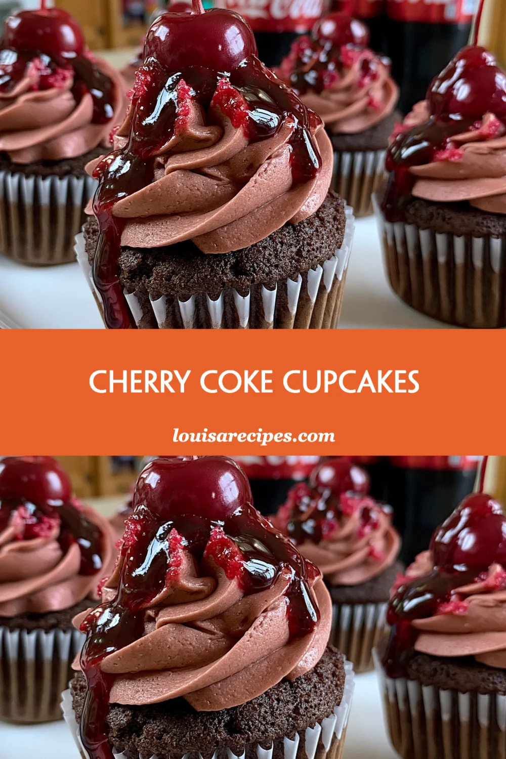 Delight in Cherry Coke Cupcakes: A Fizzy, Sweet Treat Perfect for Any Occasion!