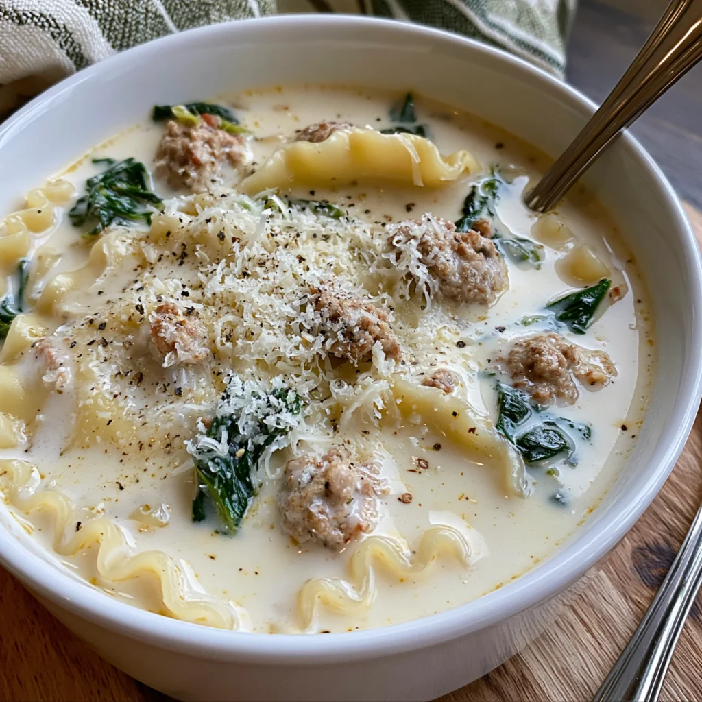 Creamy White Lasagna Soup Recipe (Comforting and Delicious!)
