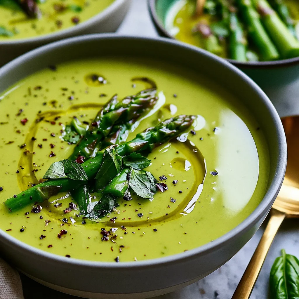 Deliciously Healthy Asparagus Soup Recipe for Spring
