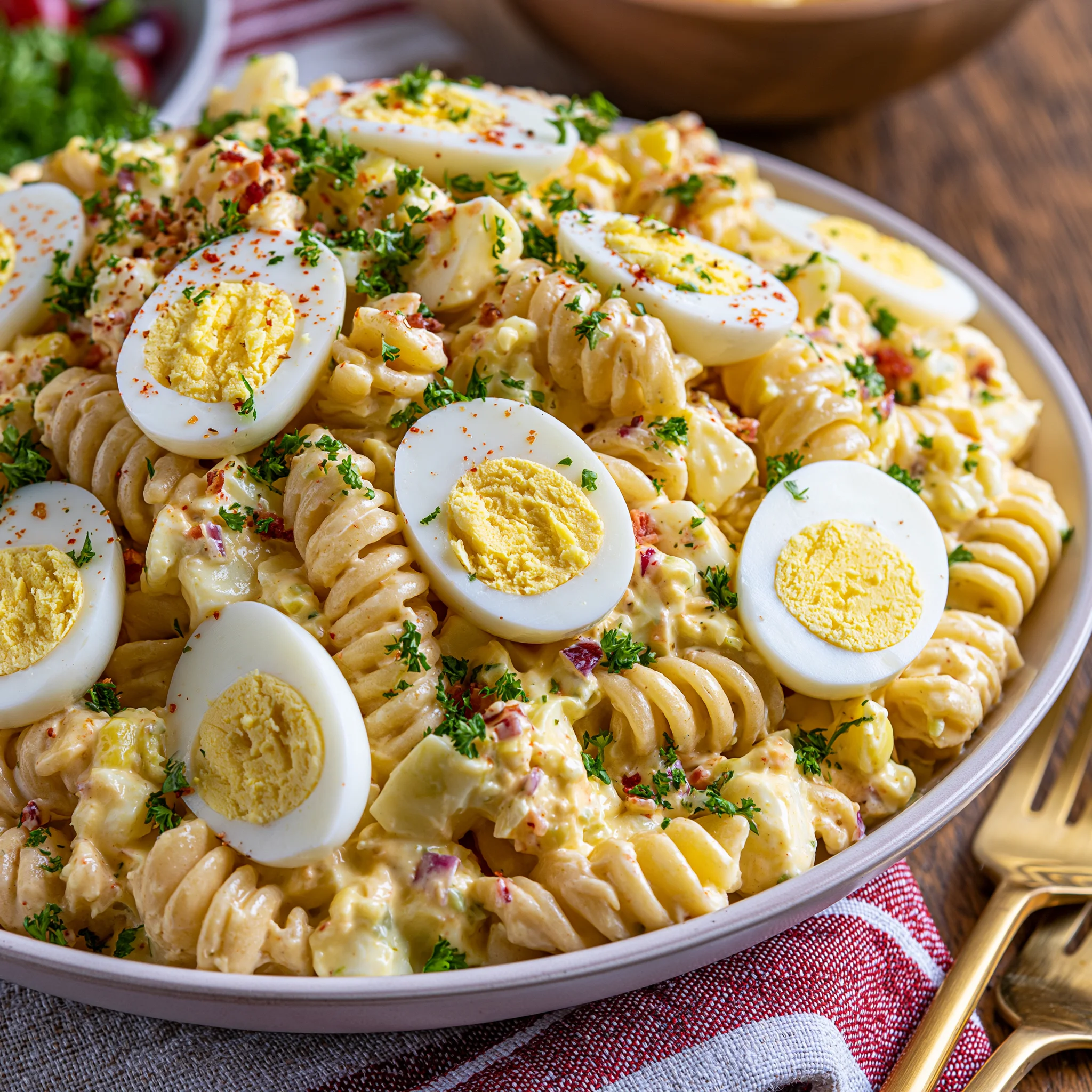 Deviled Egg Pasta Salad Recipe (Creamy and Delicious!)