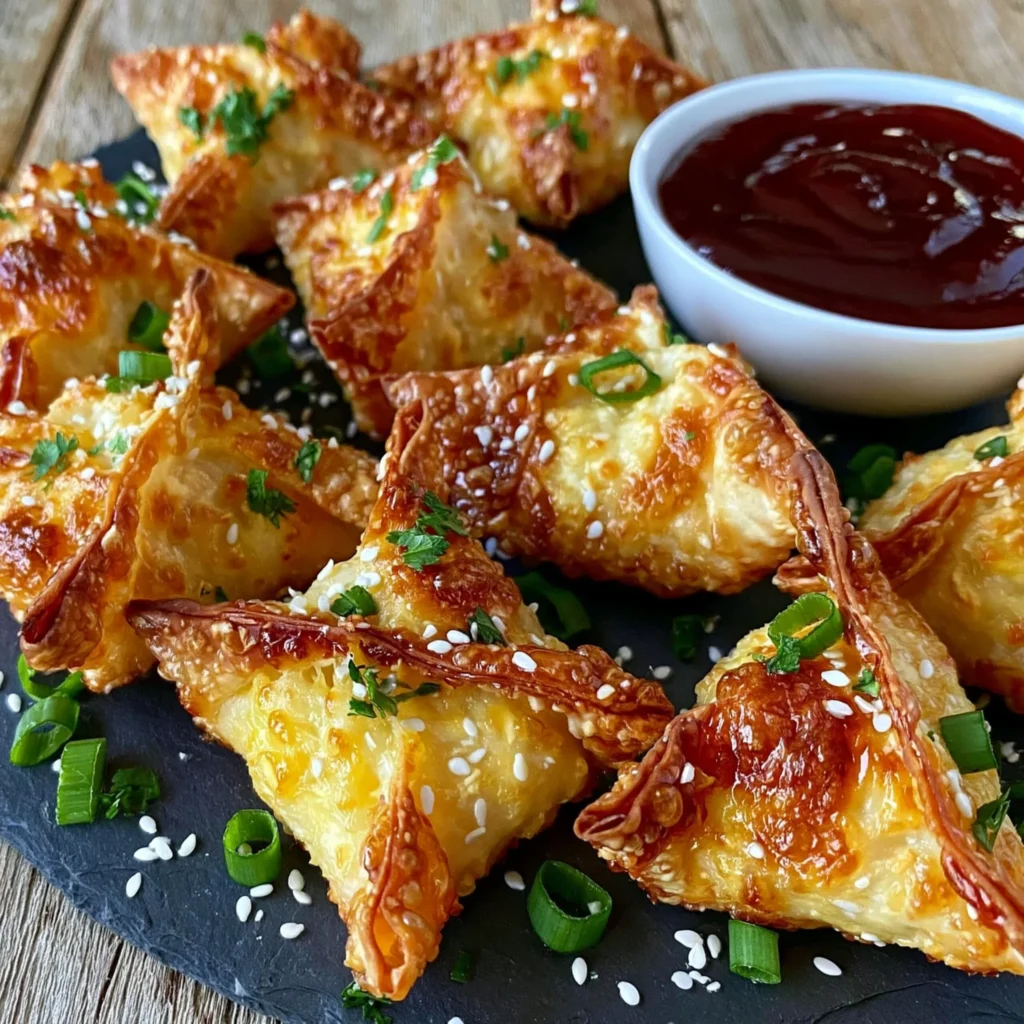 Easy Air Fryer Crab Rangoon Recipe (Crispy in 20 Minutes!)