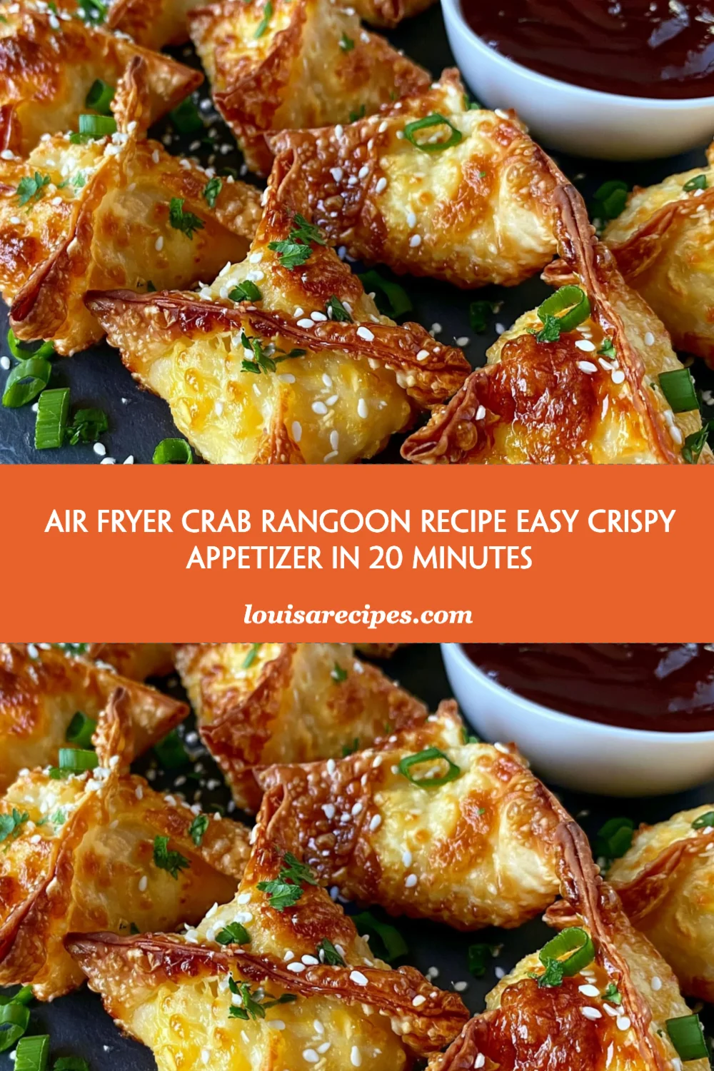 Easy Air Fryer Crab Rangoon Recipe Ready in 20 Minutes Crispy Deliciousness!
