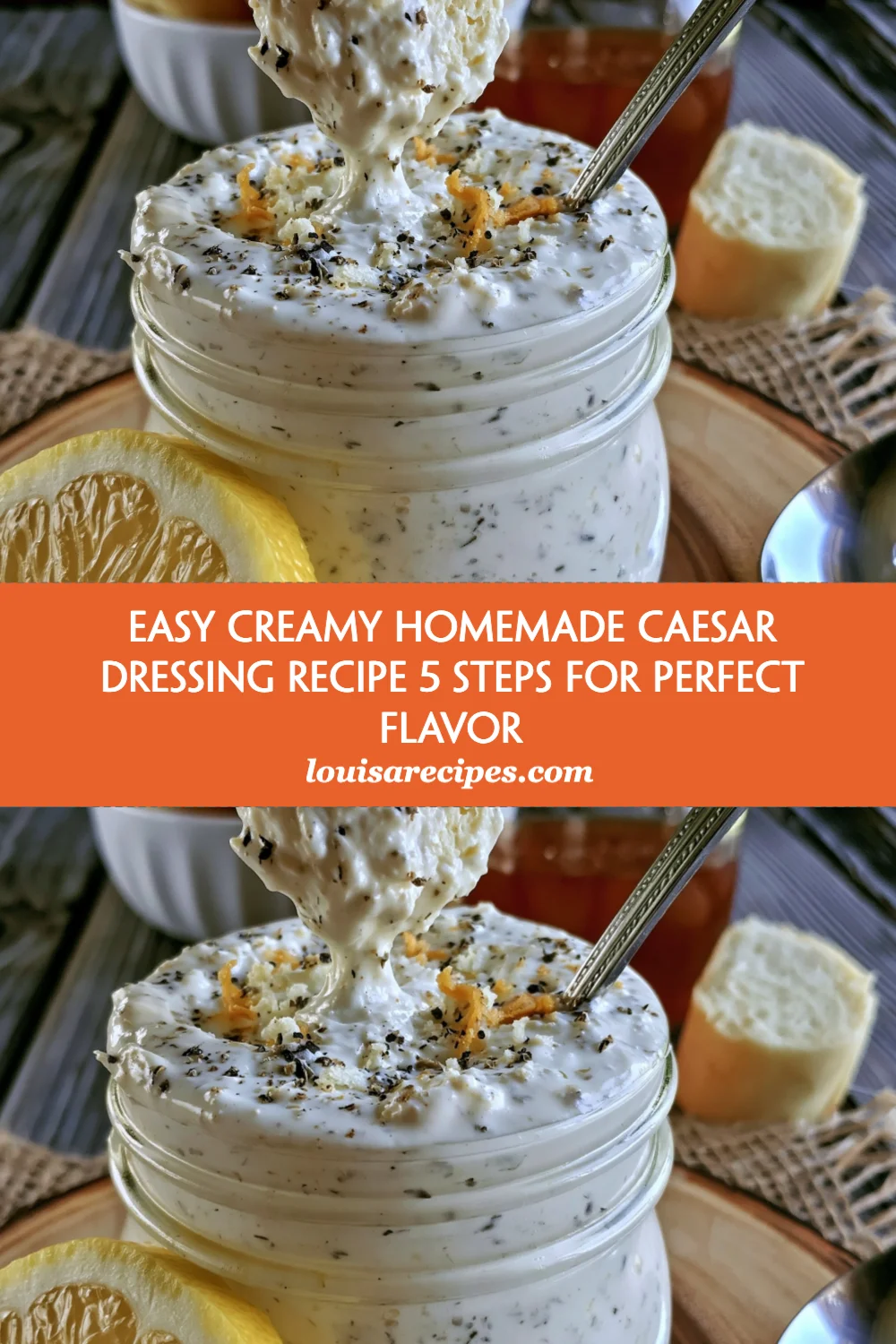 Elevate Your Salads with This Easy Creamy Homemade Caesar Dressing Recipe in 5 Simple Steps!